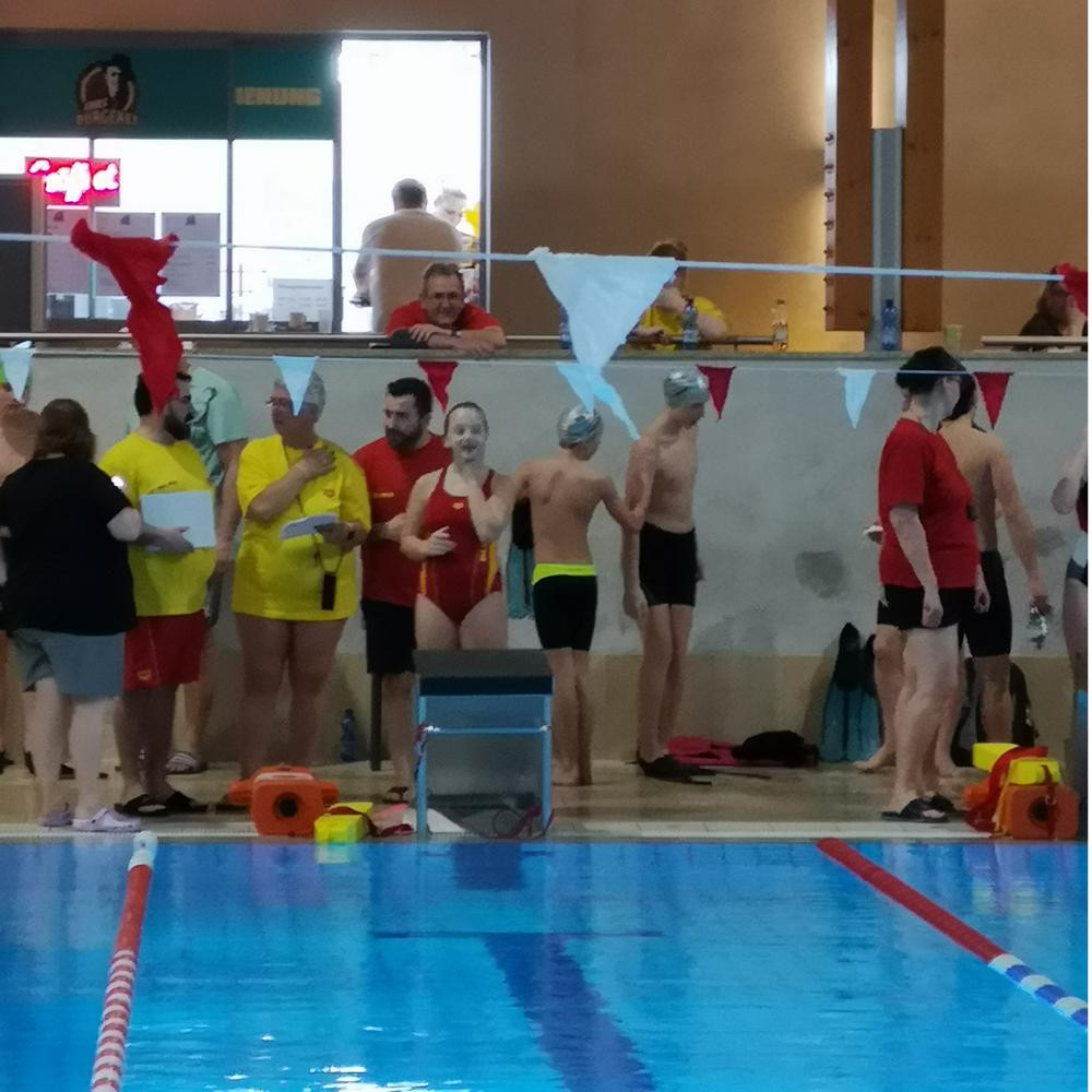 Ausbildung im Rettungsschwimmen beim DLRG